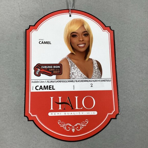 Camel Straight #2 Darkest Brown Remi Quality Full Wig Curl Safe - Picture 8 of 9